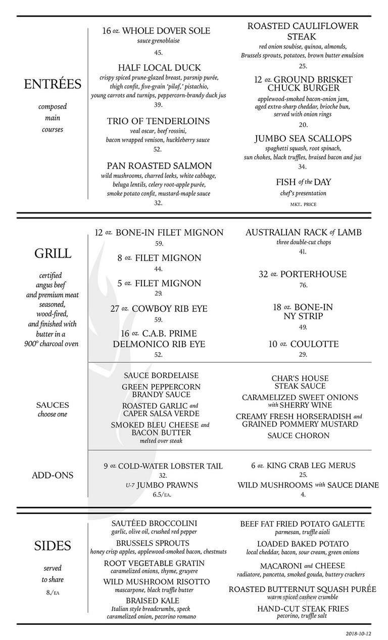 Menu page 1