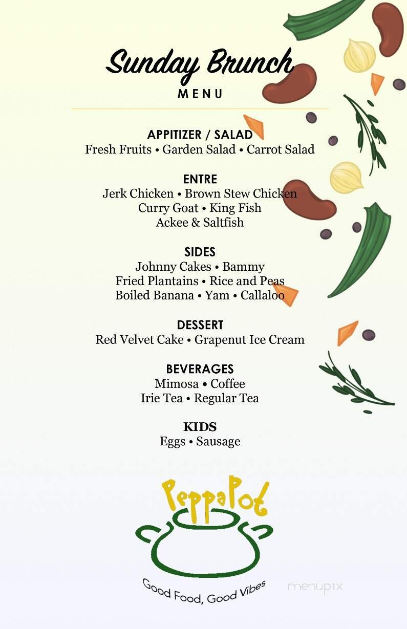 Menu page 1