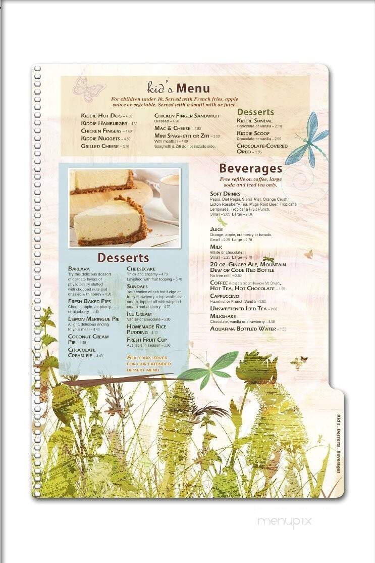 Menu page 1