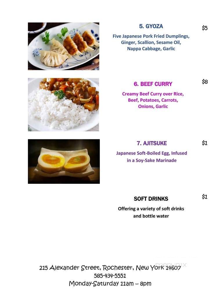Menu page 2