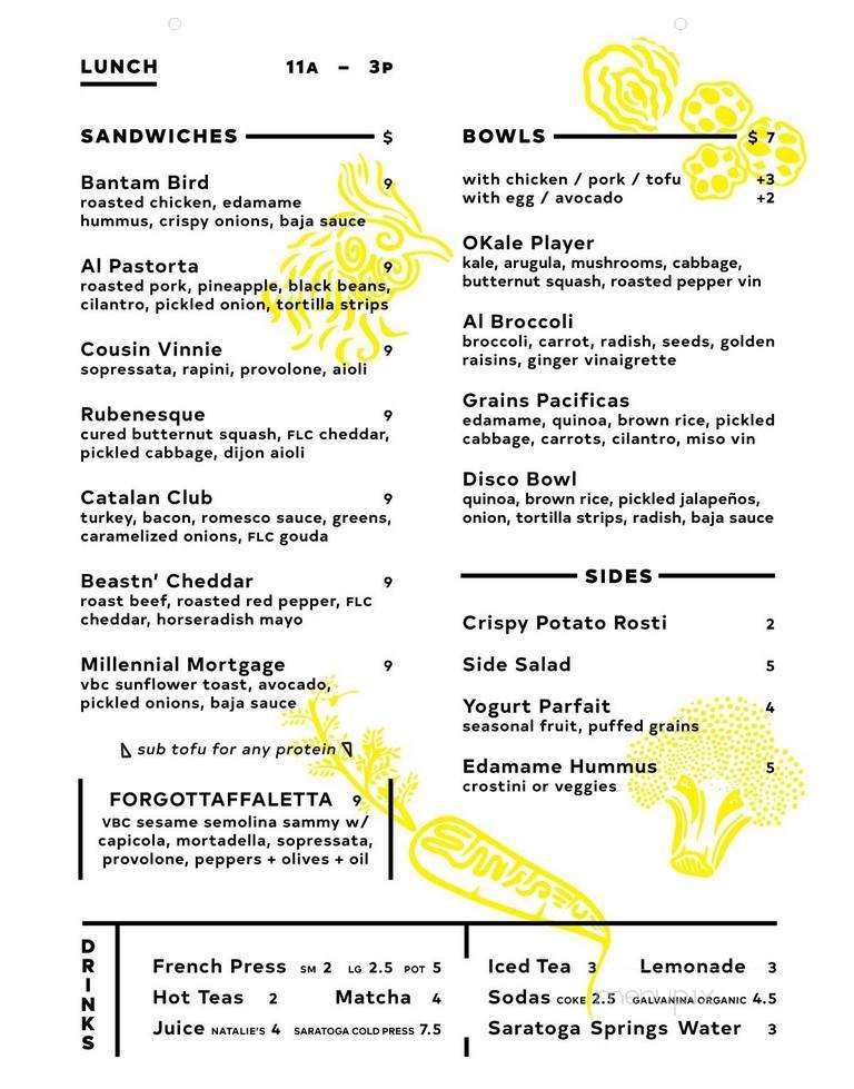 Menu page 2