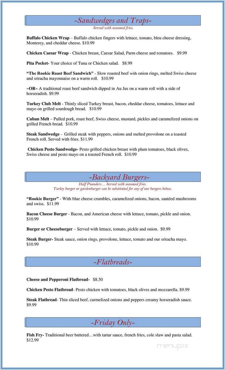 Menu page 2