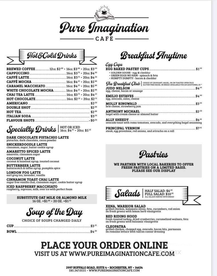 Menu page 1