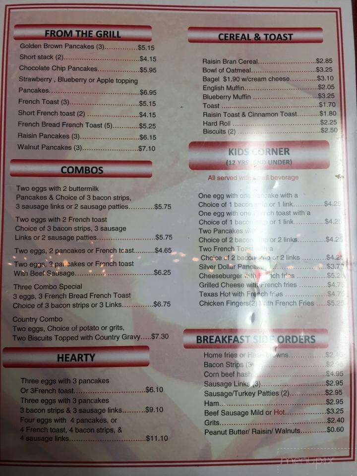 Menu page 2
