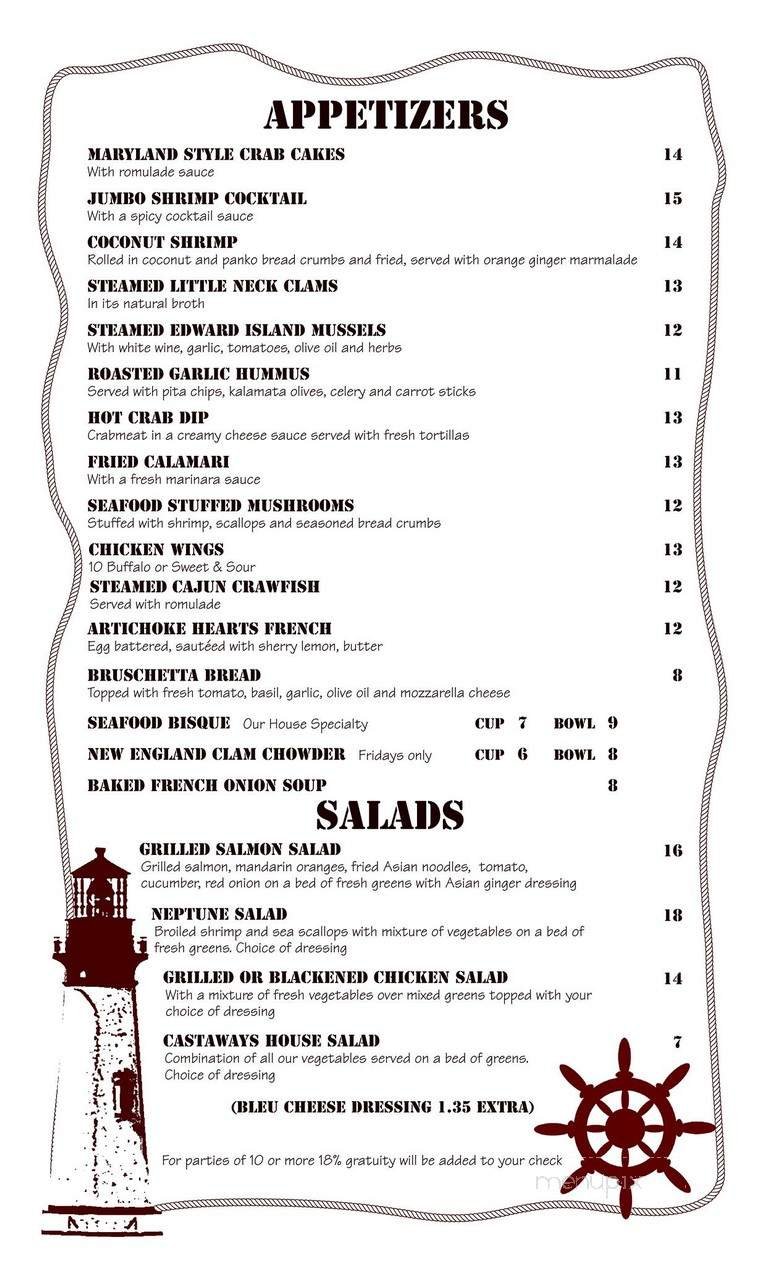 Menu page 1
