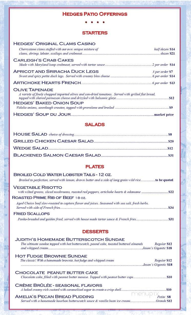 Menu page 1