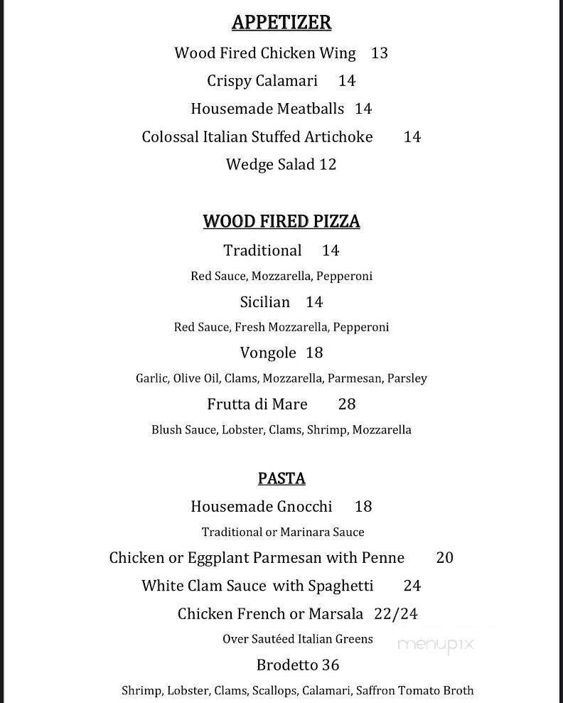 Menu page 1