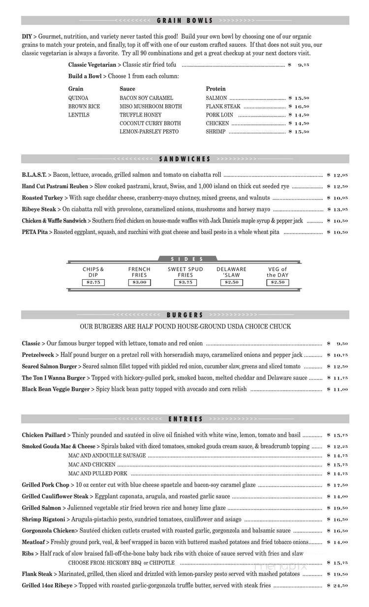 Menu page 2