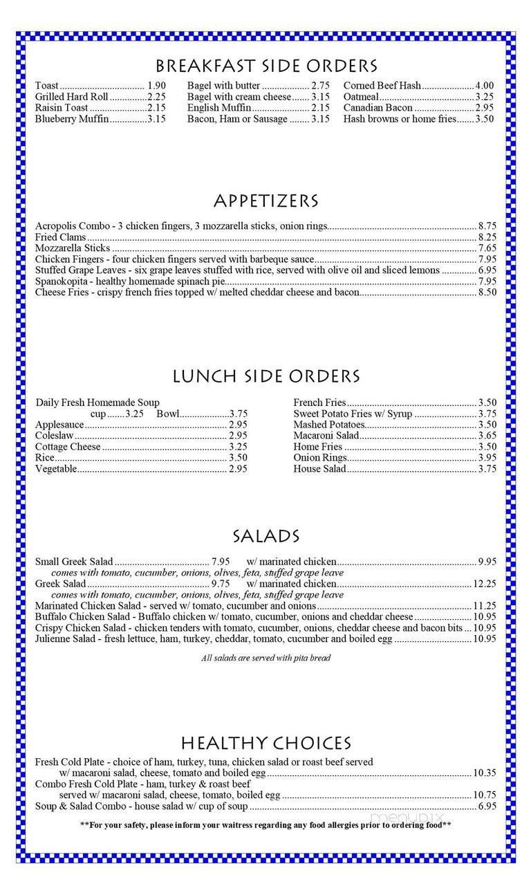 Menu page 2