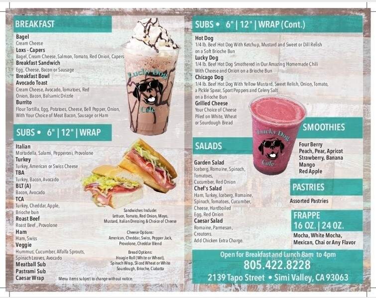 Menu page 2