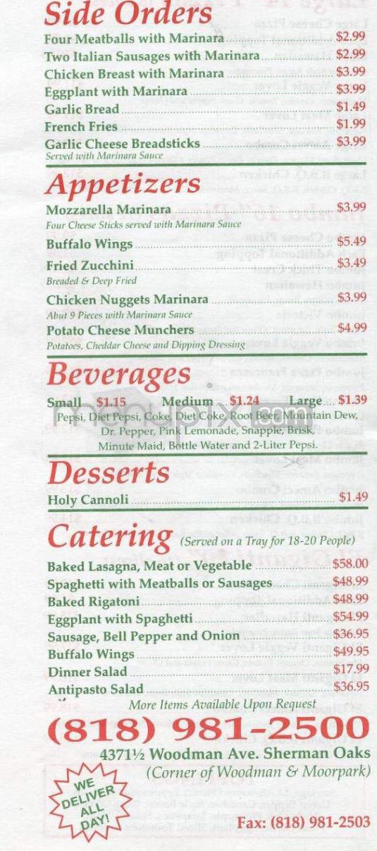 Menu page 5
