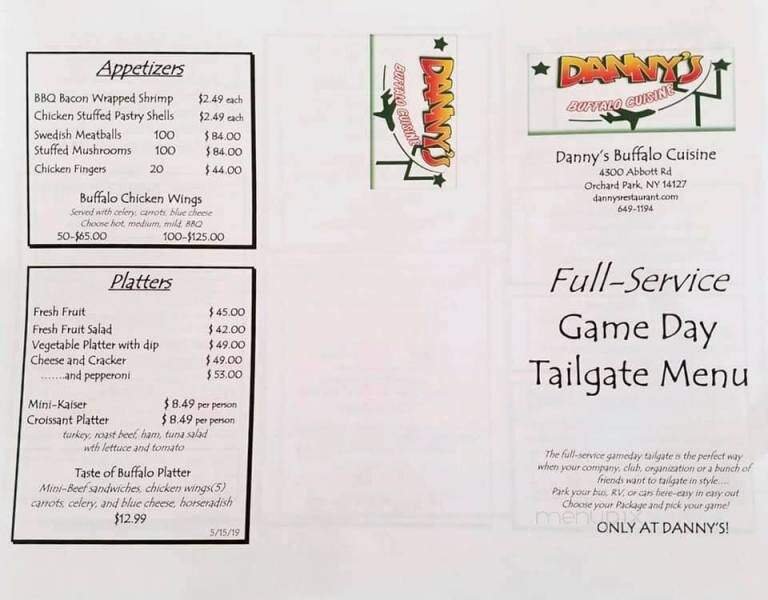 Menu page 2