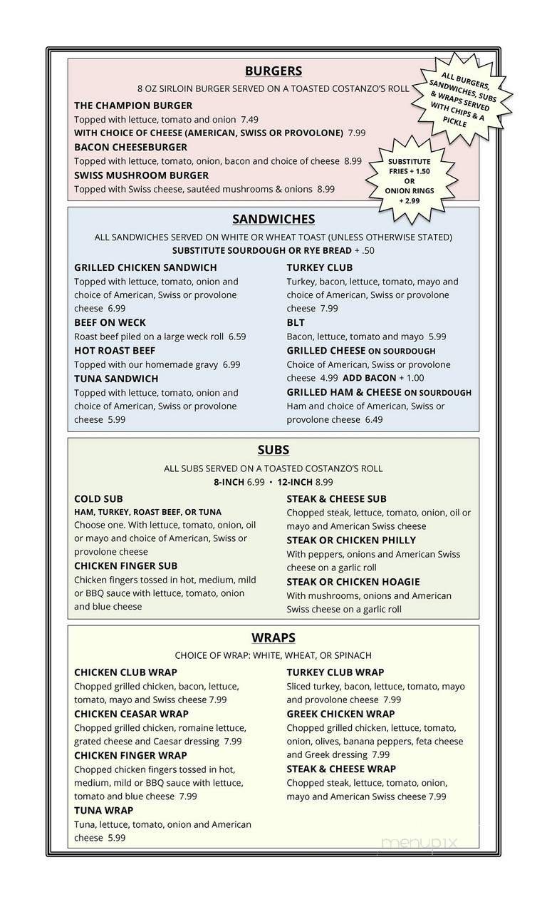 Menu page 2