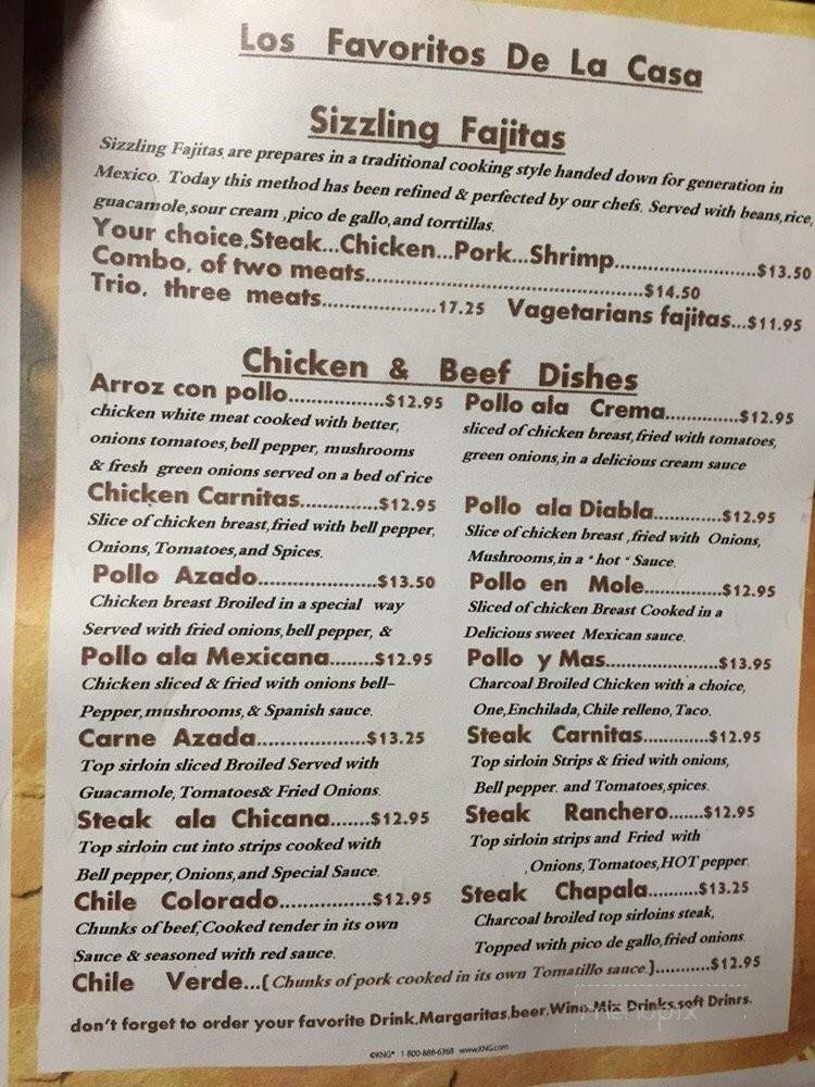 Menu page 2