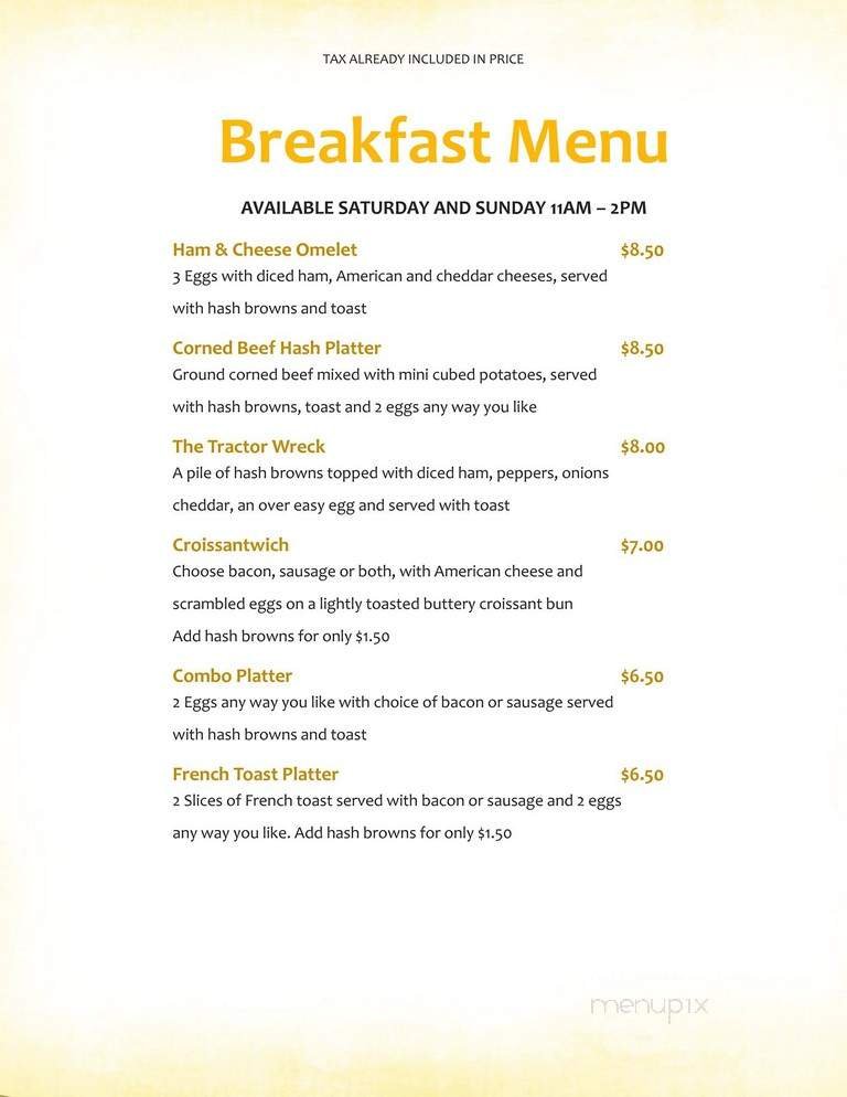 Menu page 2