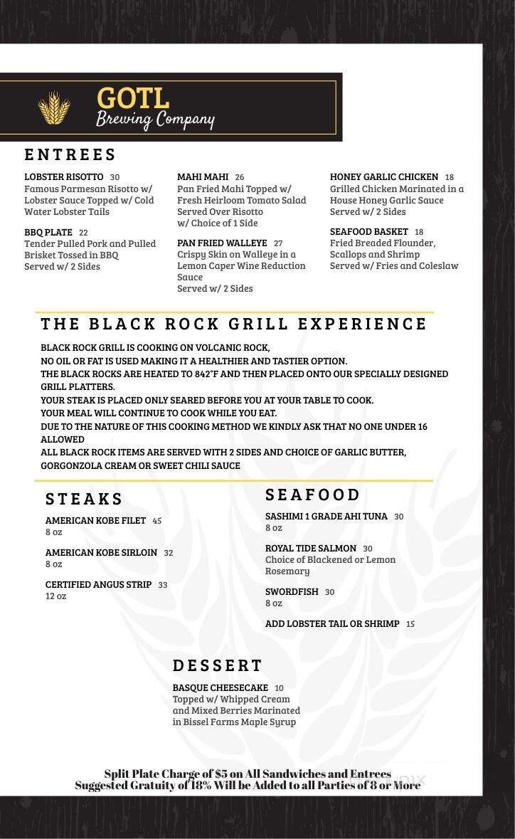 Menu page 2