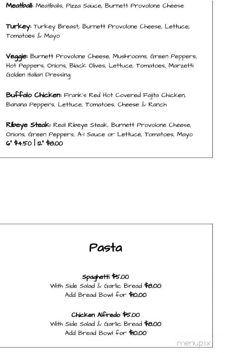 Menu page 2