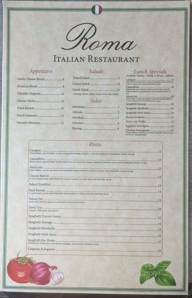 Menu page 2