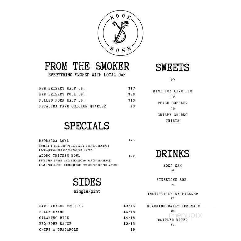 Menu page 1