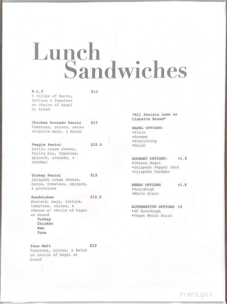Menu page 2