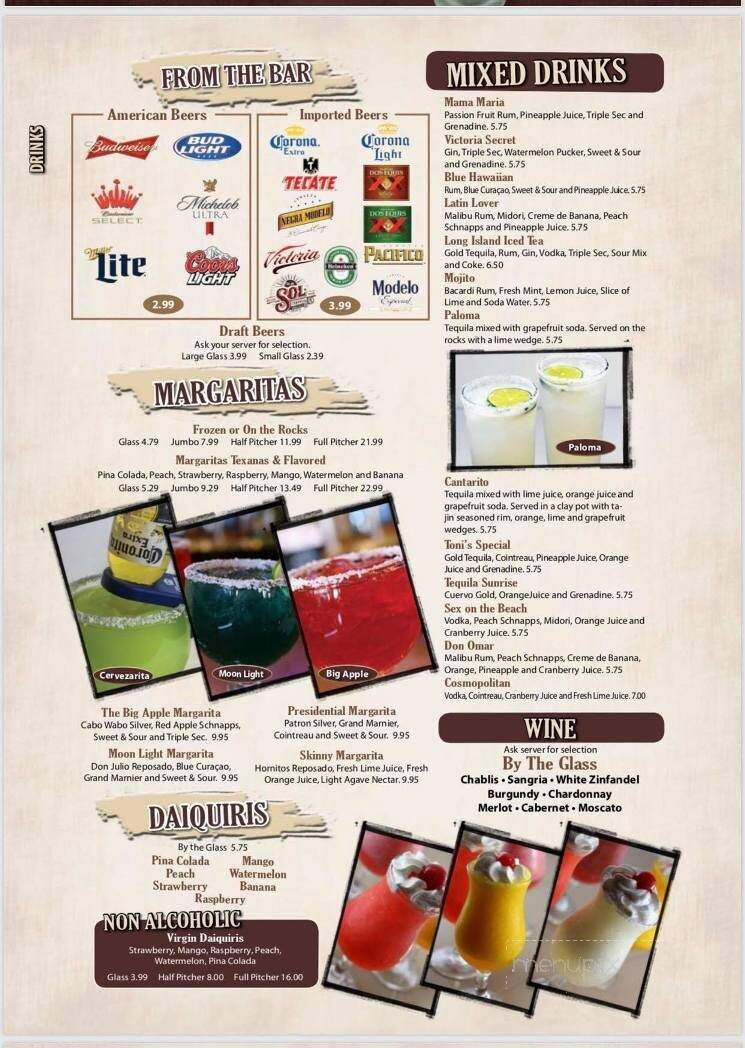 Menu page 2