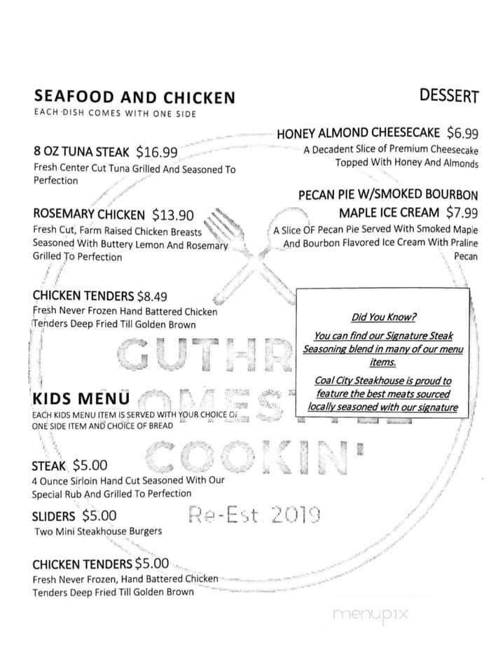 Menu page 7