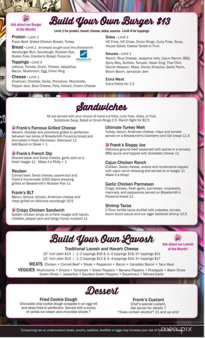 Menu page 2