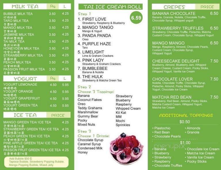 Menu page 2