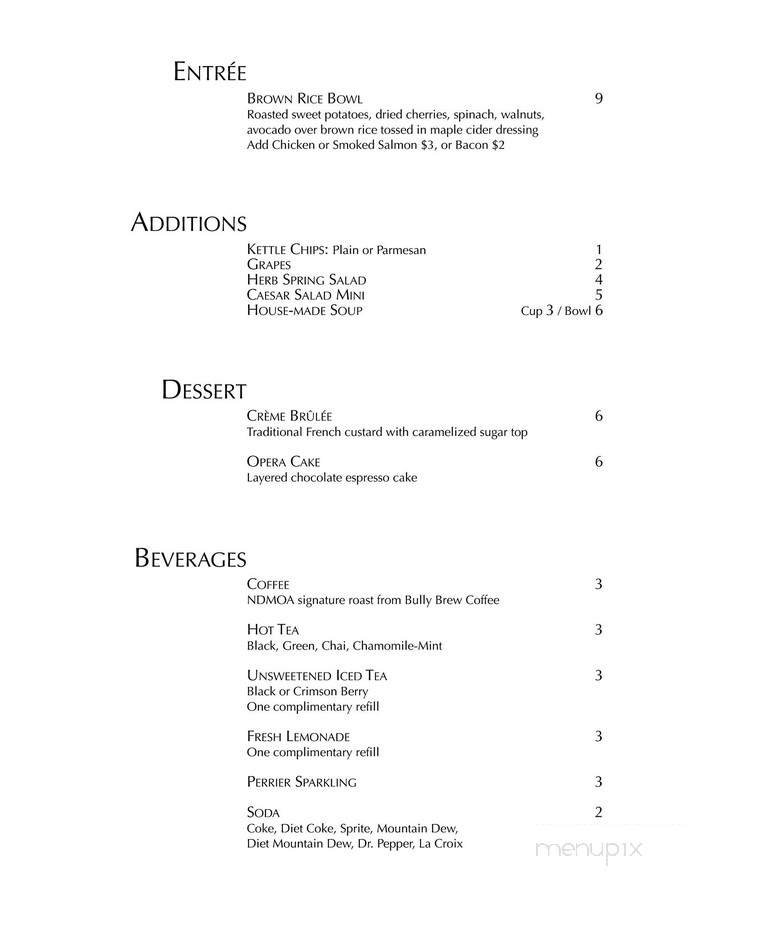 Menu page 2