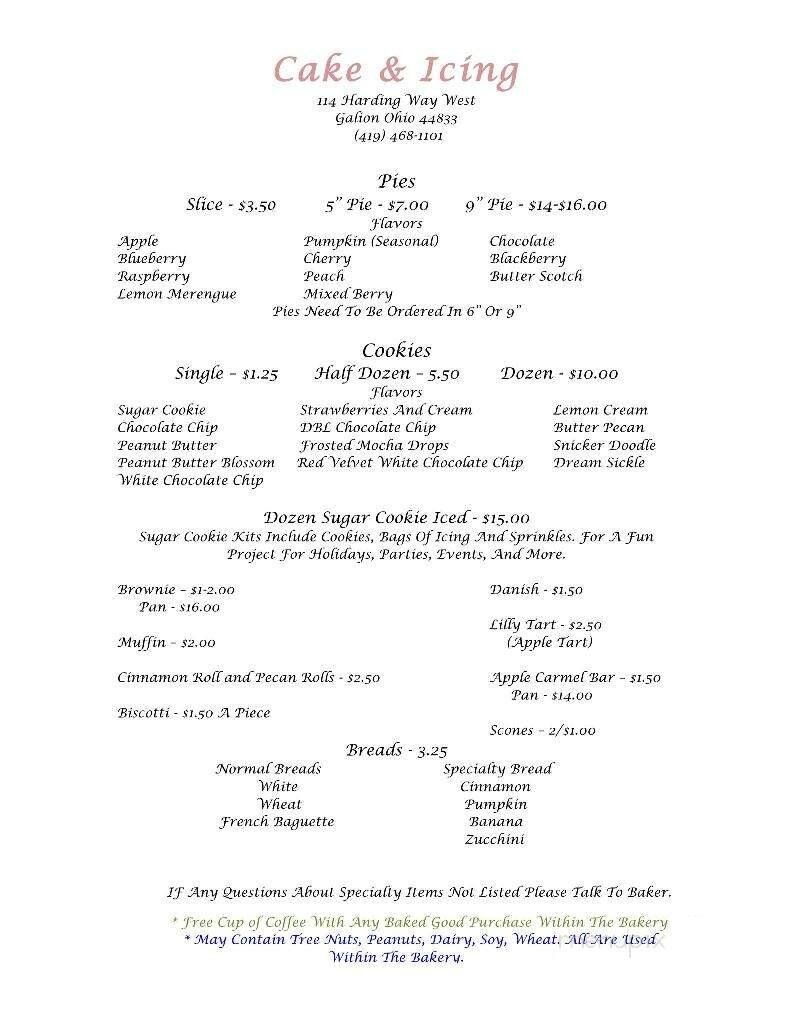 Menu page 2