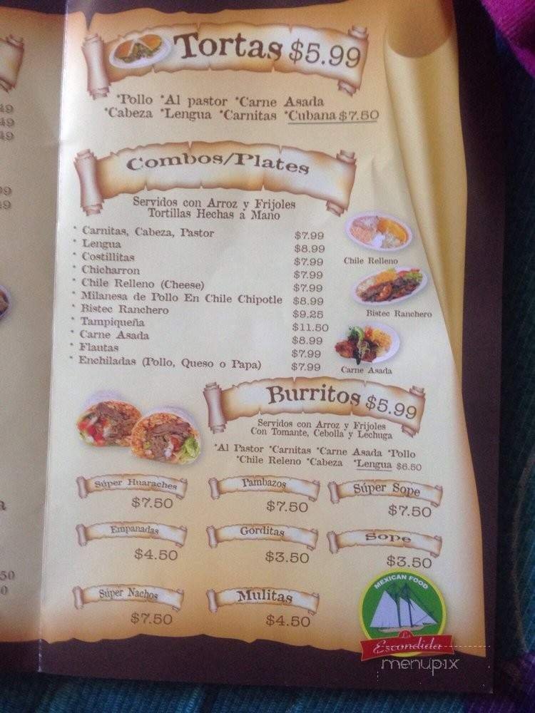 Menu page 2