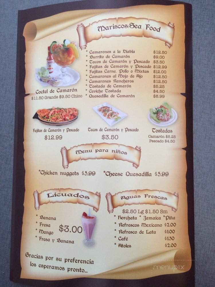 Menu page 5