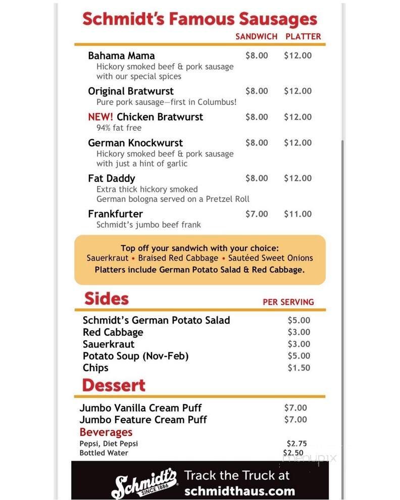 Menu page 1