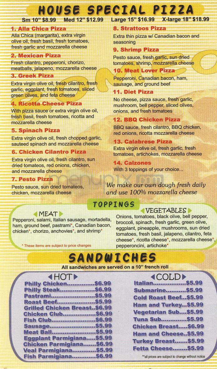 Menu page 2