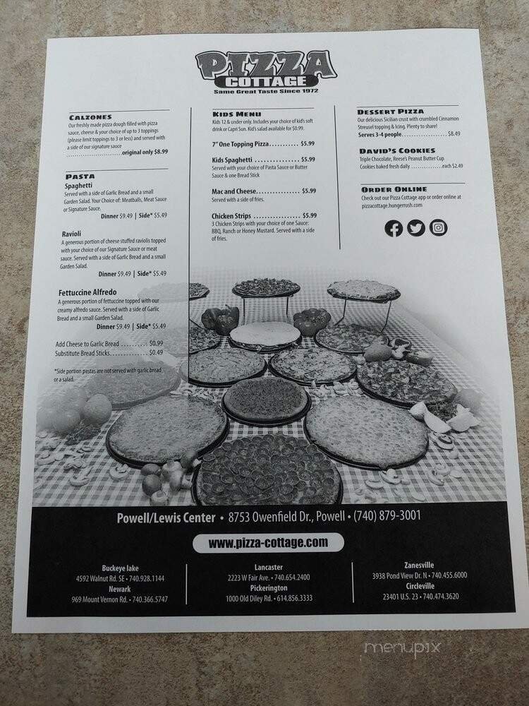 Menu page 1