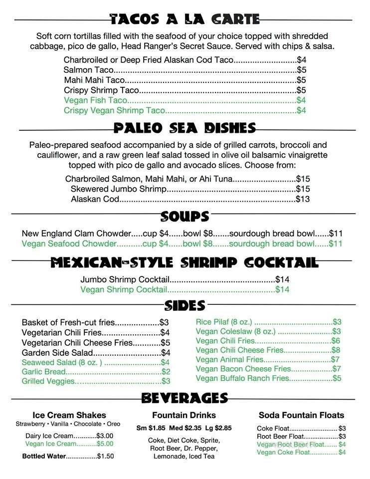 Menu page 1