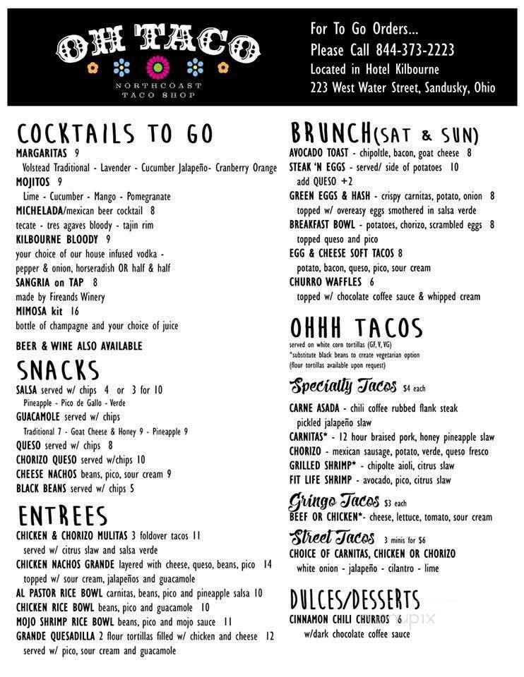 Menu page 2