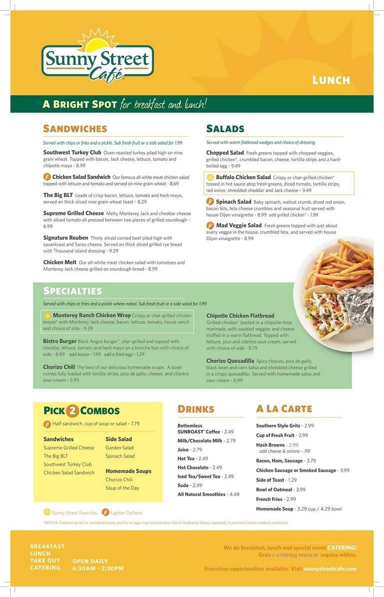 Menu page 1
