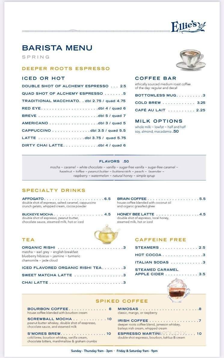 Menu page 2