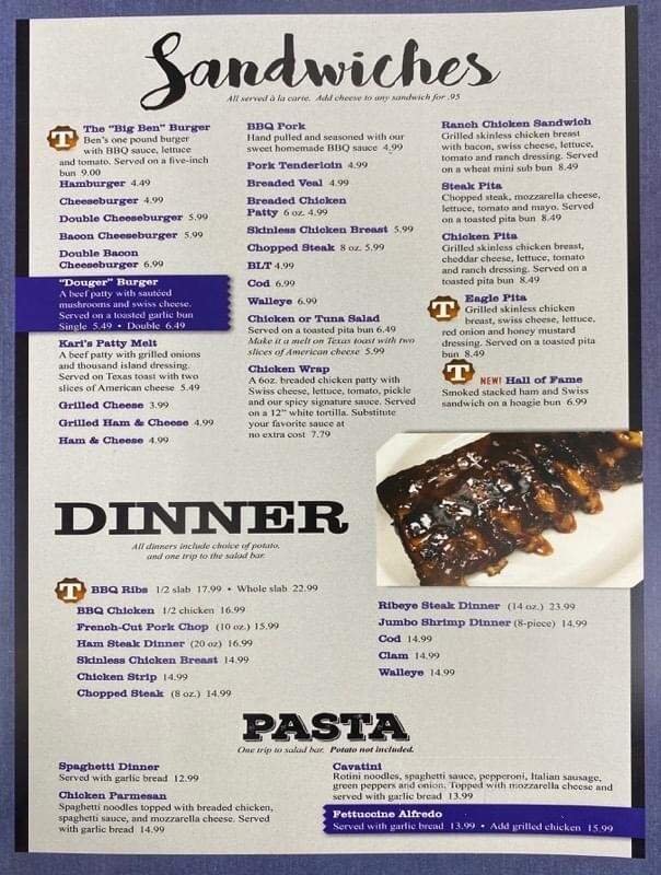 Menu page 2