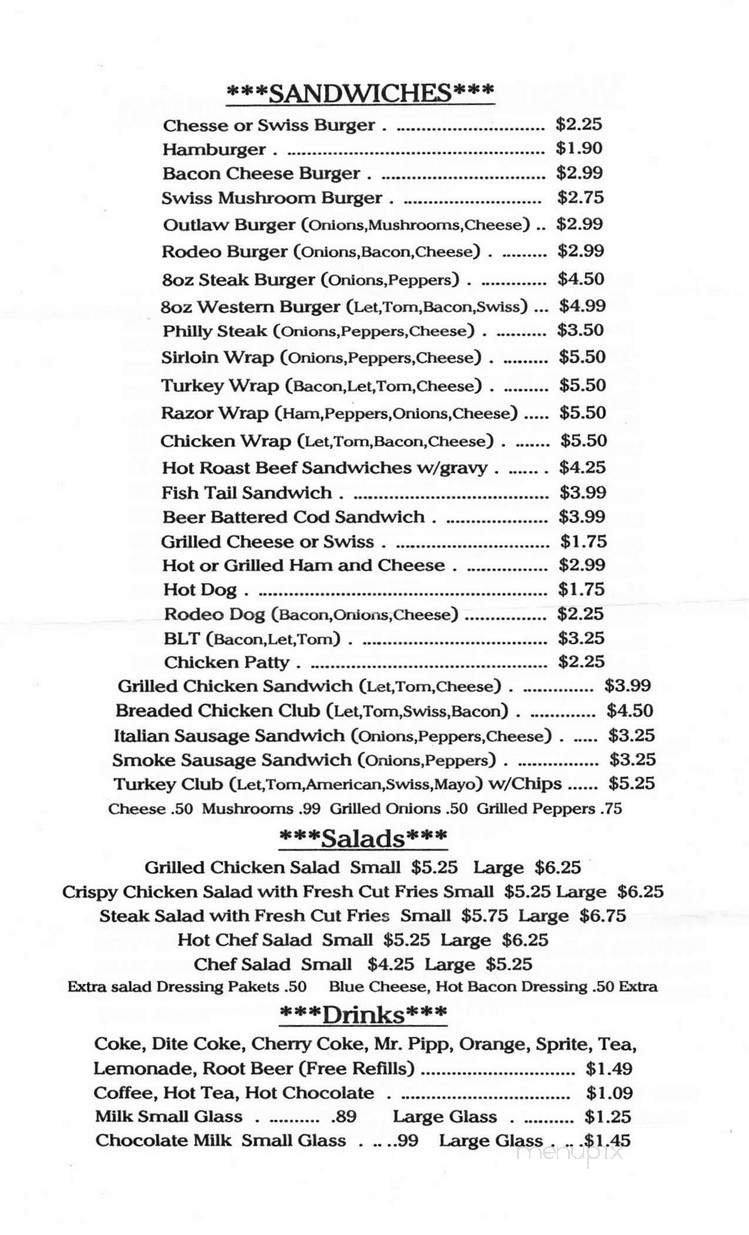 Menu page 2