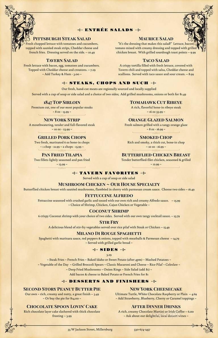 Menu page 2