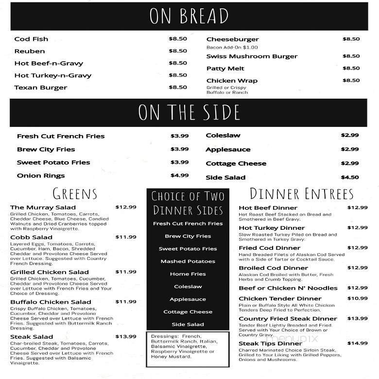 Menu page 2