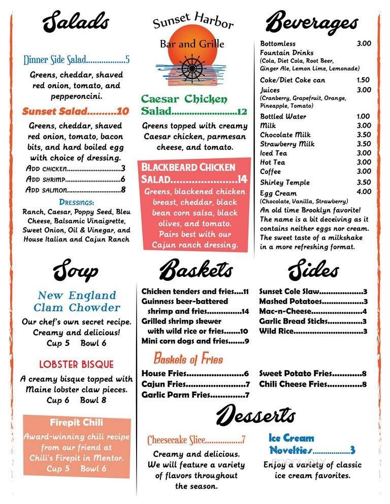 Menu page 2