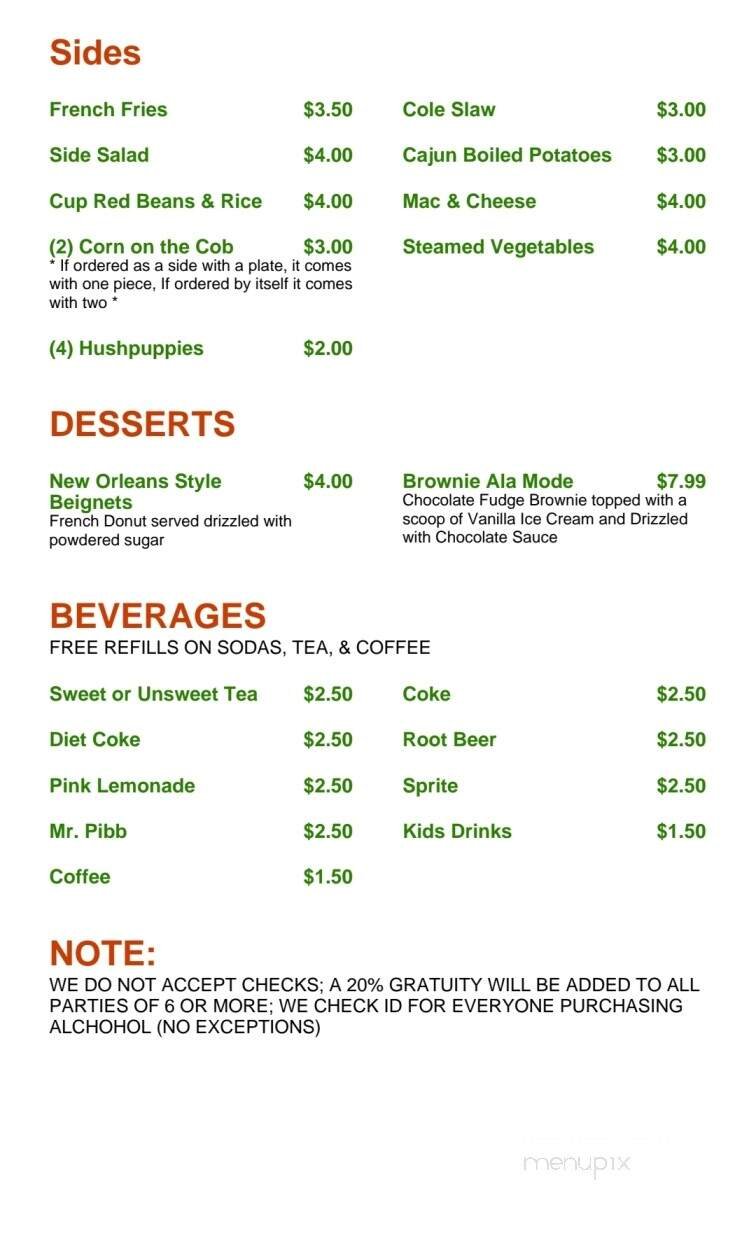 Menu page 3
