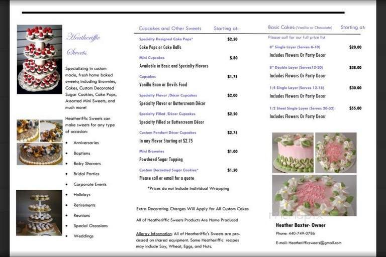 Menu page 2