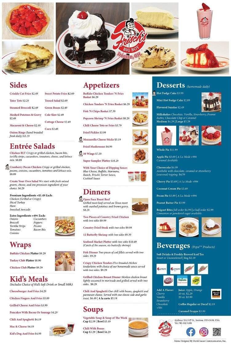 Menu page 1