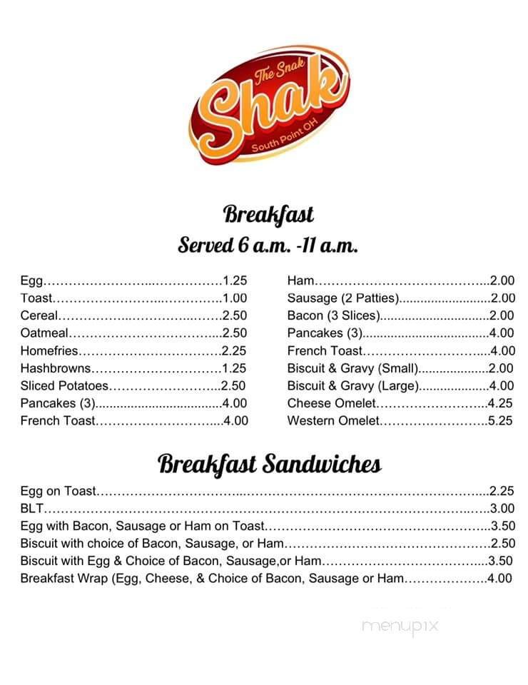 Menu page 2