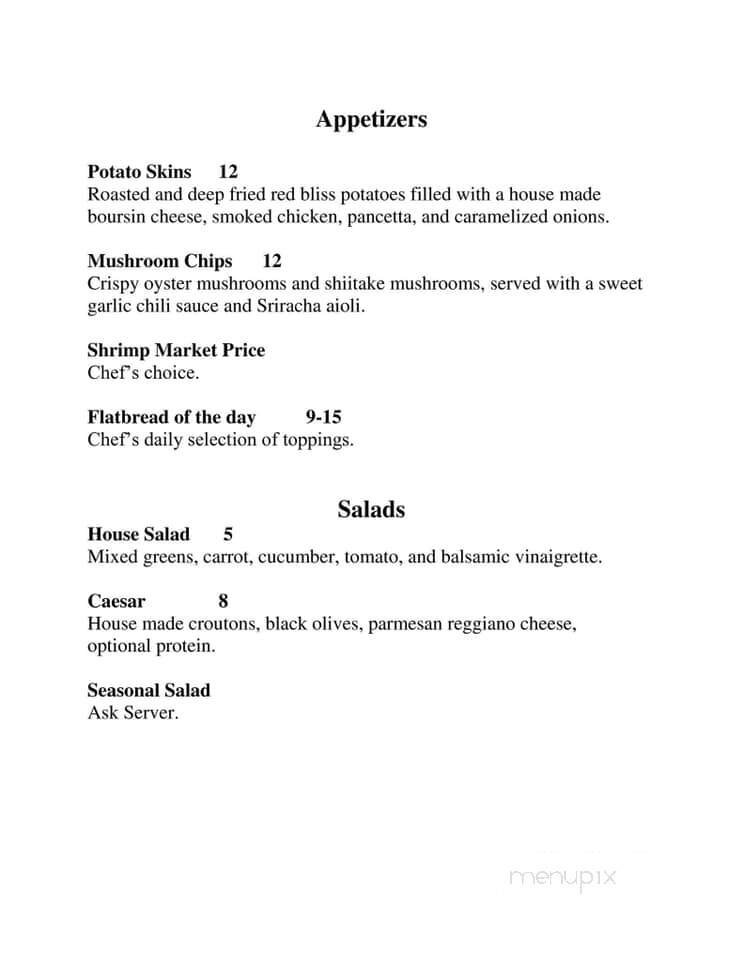 Menu page 1
