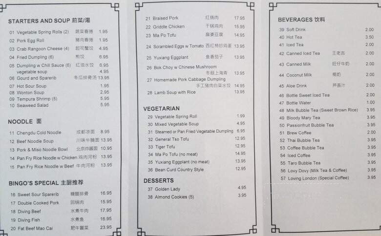 Menu page 2